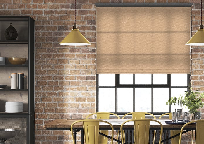 Sicily, Mocha - Twist&Fit Roman Blind - Image 3